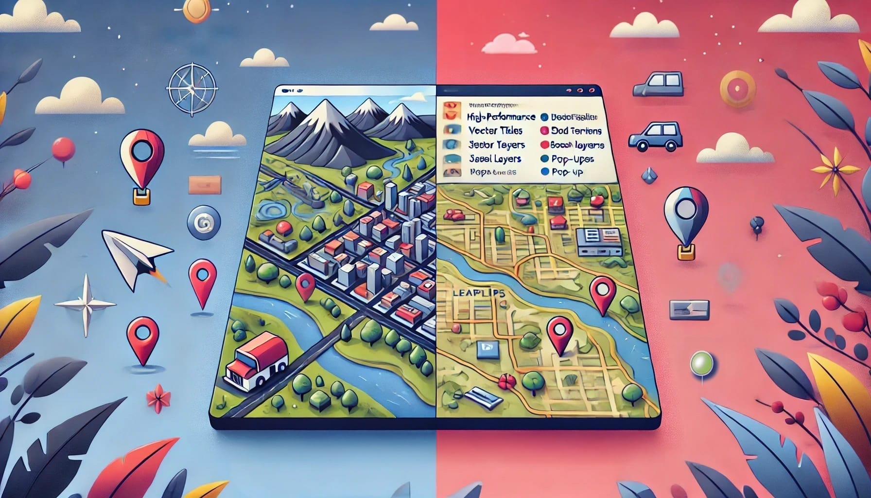 MapLibre GL JS vs. Leaflet: Choosing the right tool for your 